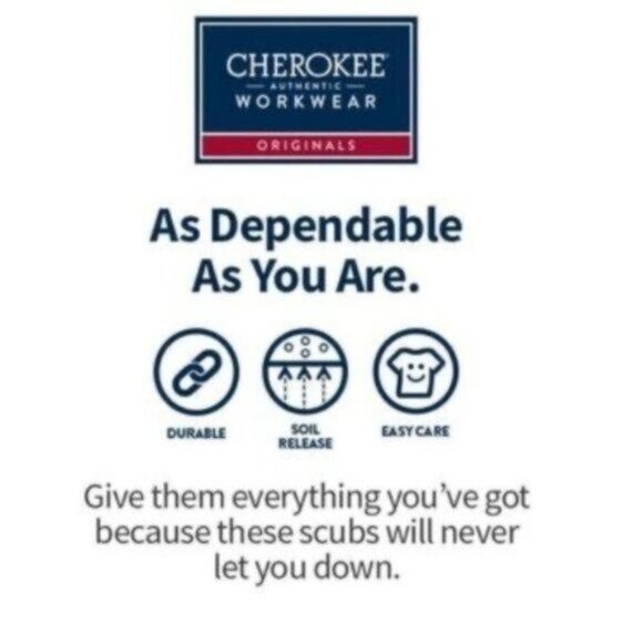 NWT Cherokee Workwear Women's Scrubs Elastic Waist Utility Scrub Pants - Picture 5 of 5